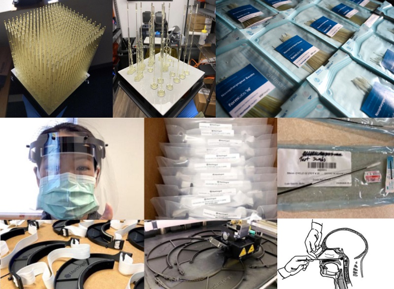 3DZ formlabs markforged COVID 19 test swabs masksFormlabs