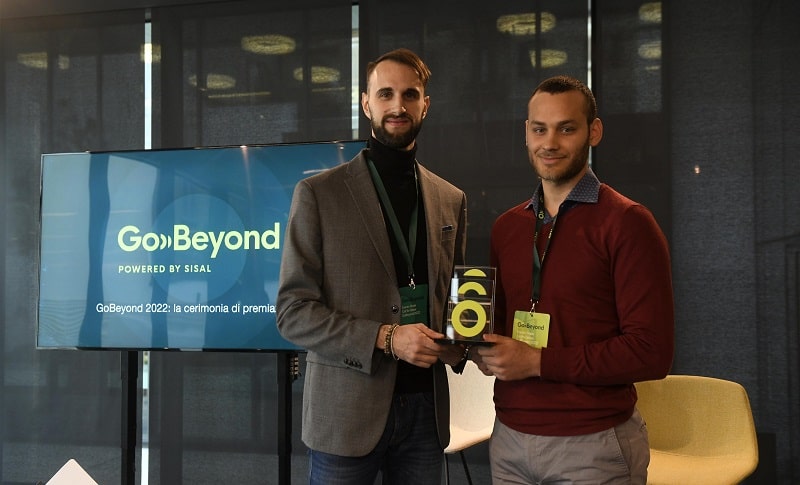 Alessandro Minori e Davide Orfanelli Vincitore GoBeyond 2022 e Project Manager GoBeyond