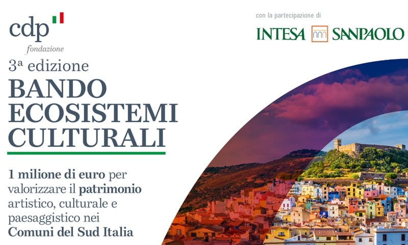 Ecosistemi culturali al Sud Italia: 1 milione di euro per valorizzare il patrimonio storico e sociale