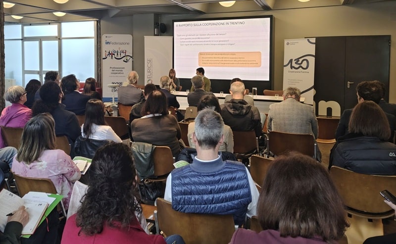 Oltre 1,1 miliardi di valore aggiunto: il nuovo Rapporto EURICSE sulla cooperazione in Trentino