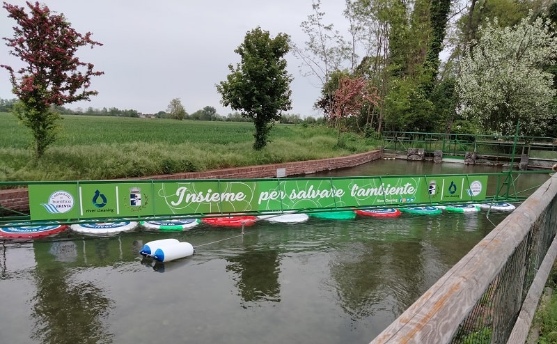 River cleaning Impianto V4.22 presso la Roggia Dolfina di Rosà VI