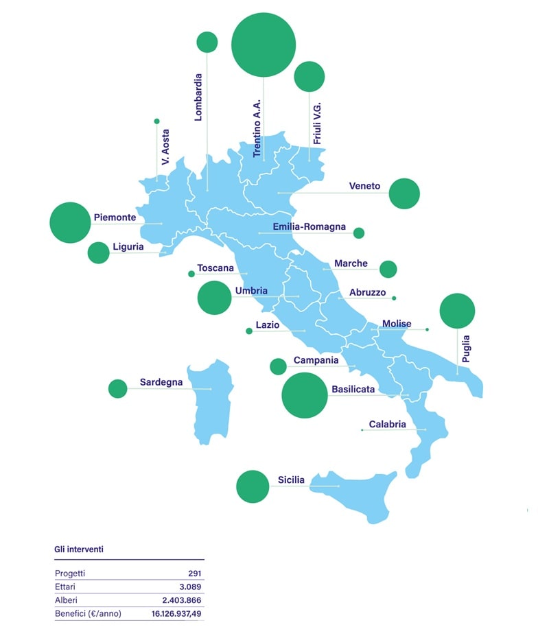 atlante foreste 2023 infografica