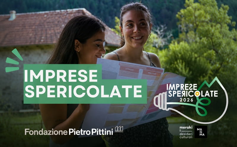 Imprese Spericolate 2026: il programma che accende le idee nelle aree interne 