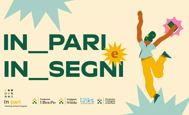in pari in segni giovani tutor volontariato bando