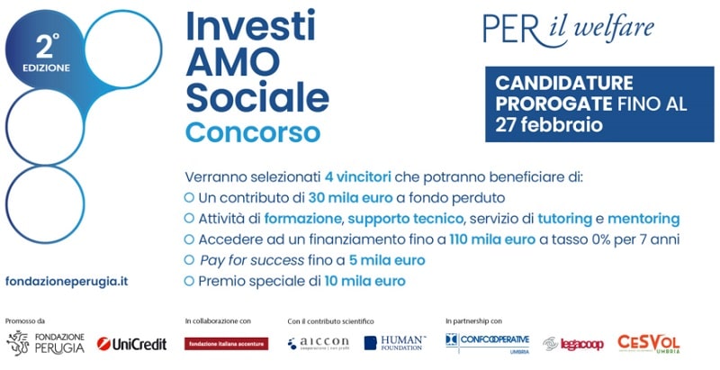 investiamo sociale umbria proroga