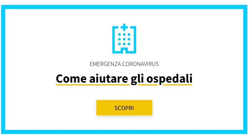 italia non profit donazione ospedale