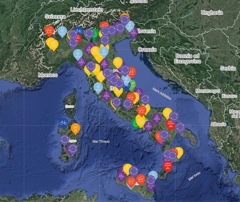 mappa cantieri italia legambiente