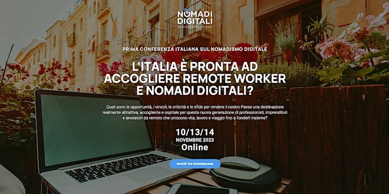 nomadi digitali conferenza 2023 locandina