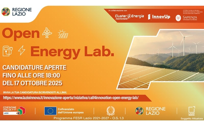 Innovazione energetica e smart building: al via la Call4Innovation “Open Energy Lab” 