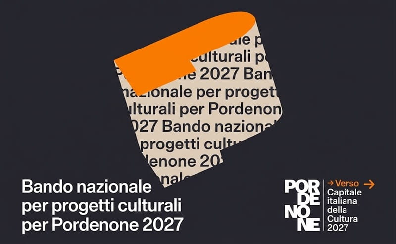 Pordenone Capitale italiana della Cultura 2027: 400 mila euro per nuovi progetti culturali