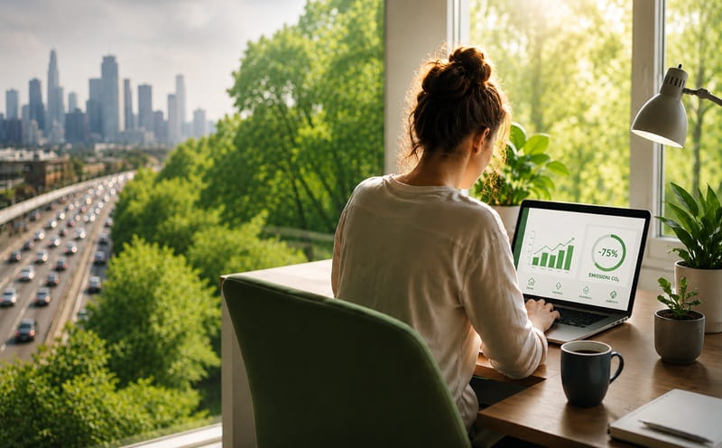 Smart working: fino al 75% di emissioni in meno e consumi energetici ridotti 
