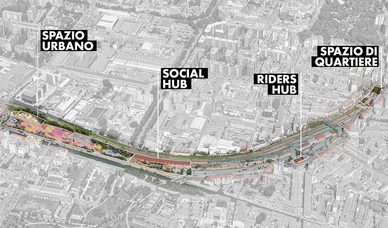 Colmare i vuoti urbani, a Milano in zona Porta Genova nasce un polo culturale, ricreativo e sociale