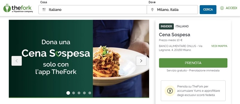 the fork cena sospesa 2